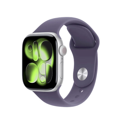 Apple Watch Series 11 GPS, 42mm, Sport Band "Purple Fog", S/M, Silver Aluminium